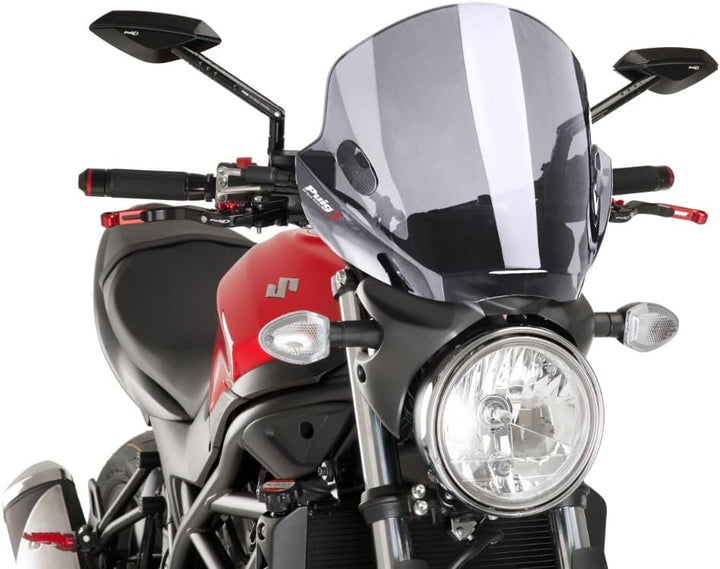 Windschild Universal Puig Trend Windschutzscheibe rauchgrau