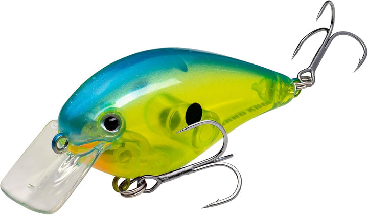 Strike King KVD 1.5 Hard Knock Squarebill Crankbait ChartBlue Crystal, ChartBlue Crystal
