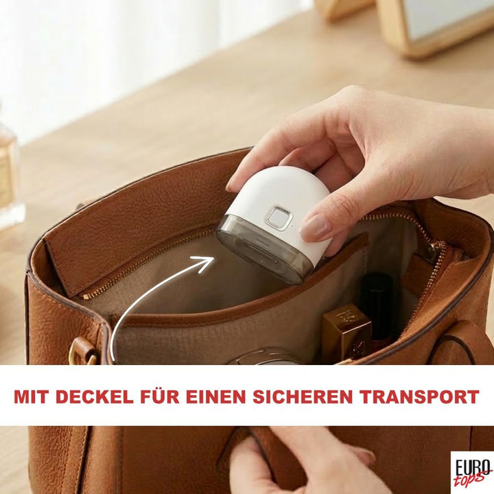 EUROtops Nageltrimmer mit LED-Licht – Elektrischer Nagelschneider für Finger- und Fussnägel, kabello