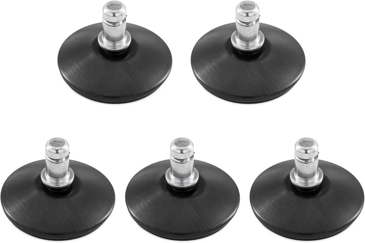 kwmobile Bürostuhl Gleiter 5er Set - Bodengleiter für Schreibtischstuhl 11mm x 22mm - Drehstuhl Füss