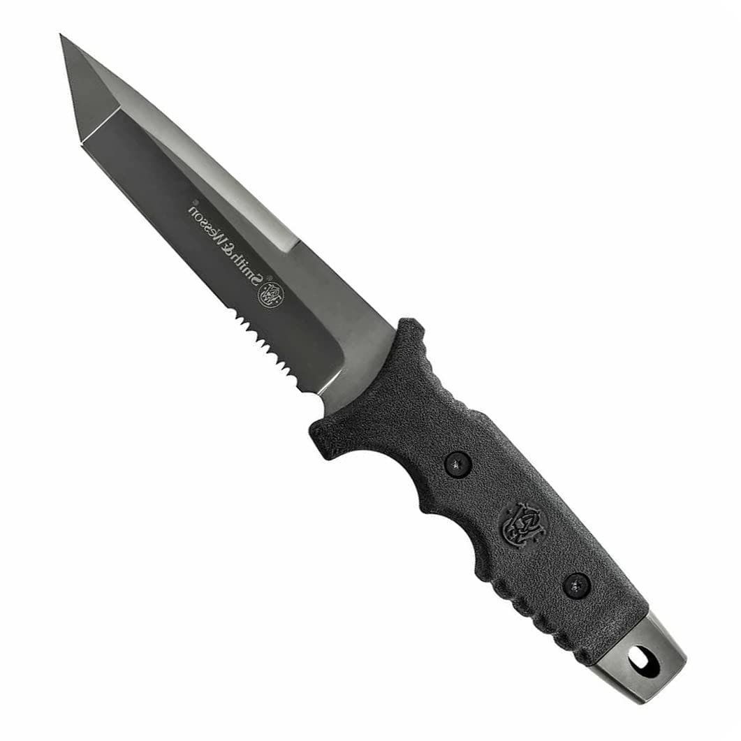Smith & Wesson Unisex – Erwachsene Tantomesser Taschenmesser, schwarz, one Size