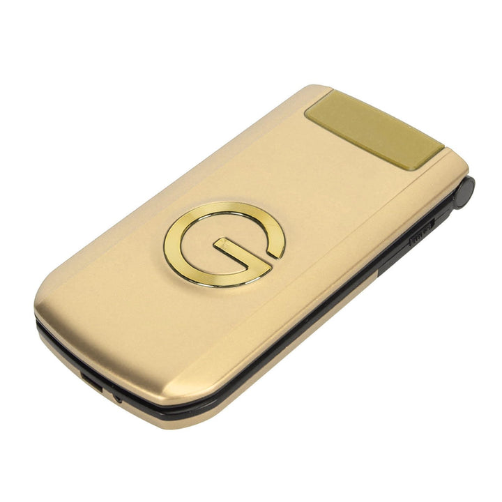 G9000 Flip Phone Entsperrtes GSM-Dual-SIM-Handy für Senioren (Gold)