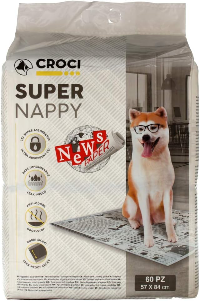 Croci Kreuz-Matte Super Nappy L 84 x P 57 x H 0 cm, L 84 x P 57 x H 0 cm