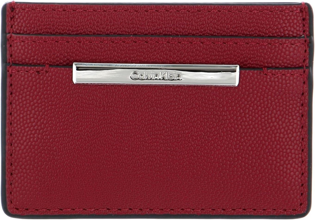 Calvin Klein Damen Sportswear Reisezubehör-Reisebrieftasche Einheitsgrösse Rot, Einheitsgrösse Rot