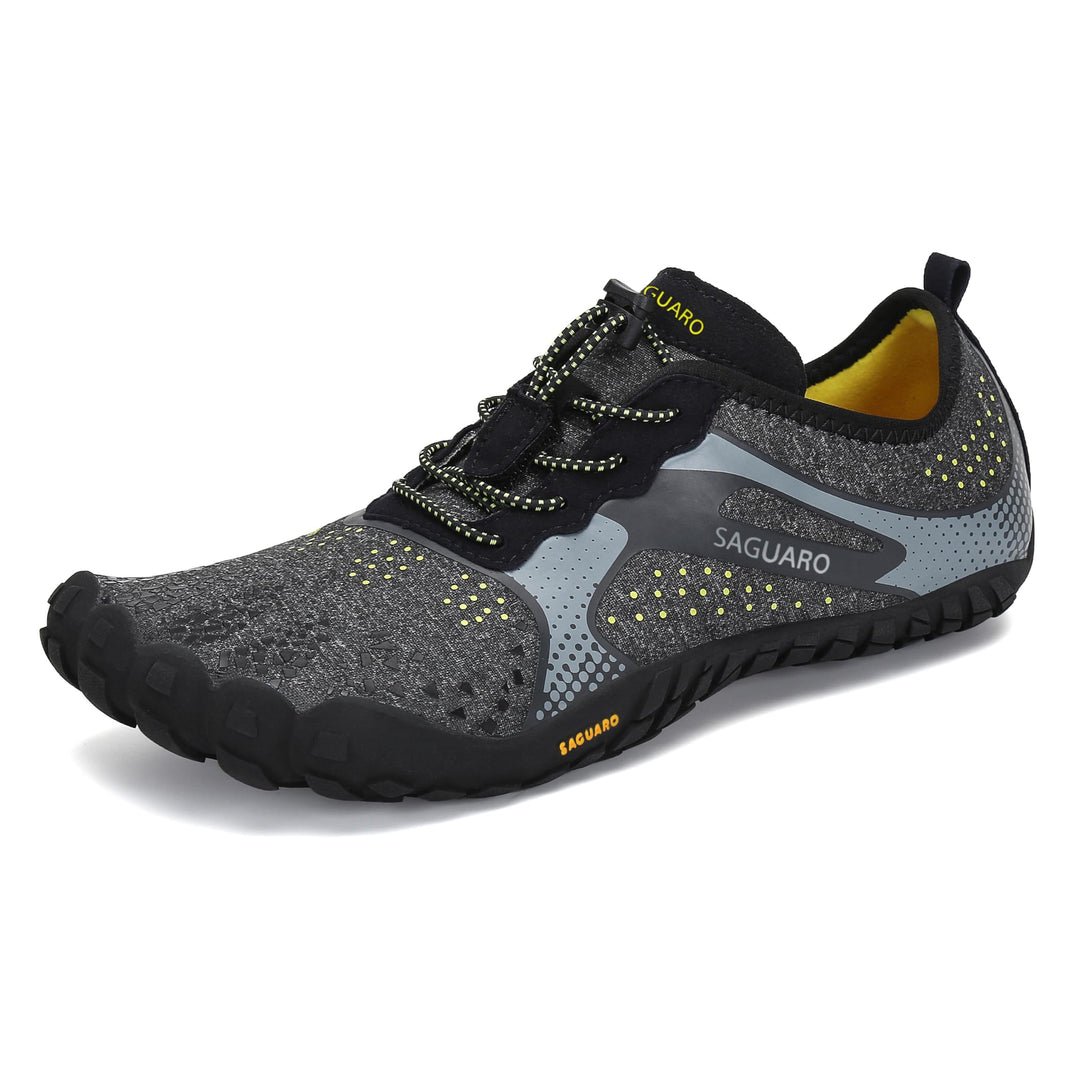 SAGUARO Unisex Barfussschuhe Outdoor Zehenschuhe mit Breite Zehenbox &amp; Zero-Drop Sohle Gr.36-48 37 E