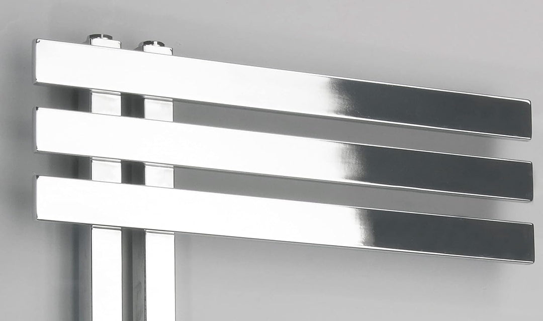Aspira Home Moderner Design Badheizkörper „Rosy“ - Chrom - Mittelanschluss 1/2“ - 500x800mm - Handtu