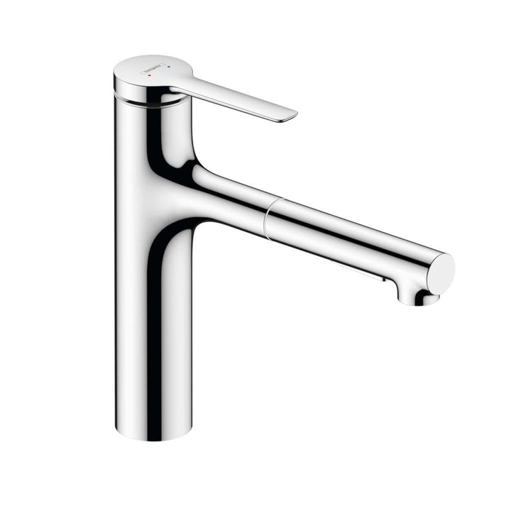 hansgrohe Küchenarmatur Zesis M33, Wasserhahn Küche mit Auslauf Höhe 160 mm, 150° drehbar, ausziehba