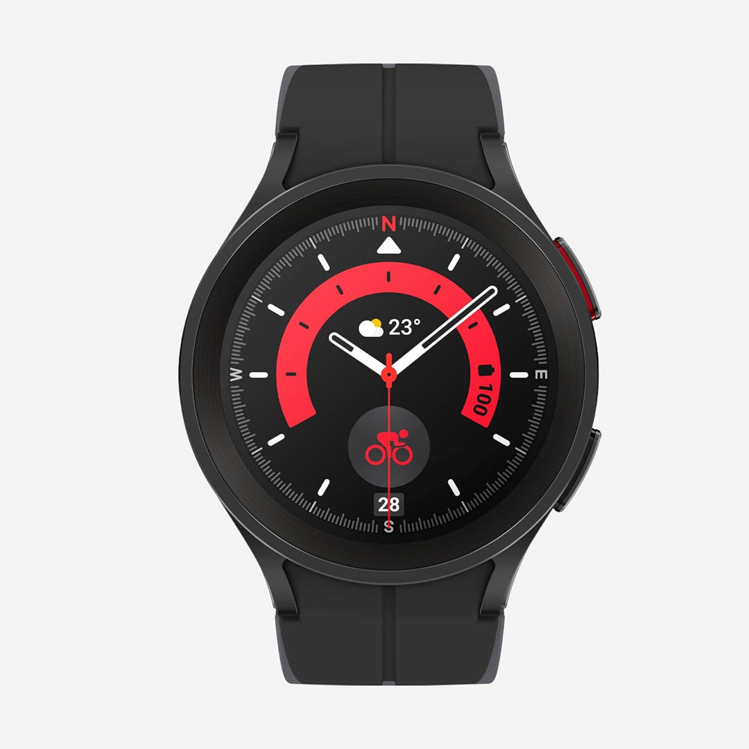 Samsung R920 Galaxy Watch5 Pro, 45mm, Schwarz Titan Black Titanium bluetooth, Black Titanium bluetoo