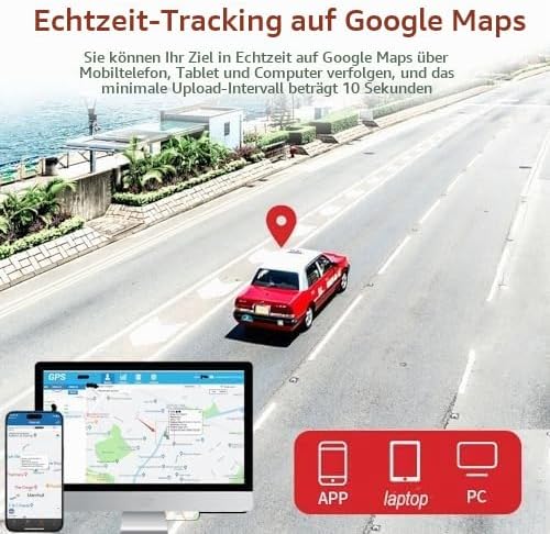 Winnes 4G TK905 Magnetischer GPS-Tracker für Auto, Wohnmobil und KFZ,Einfache Installation, Live-Tra