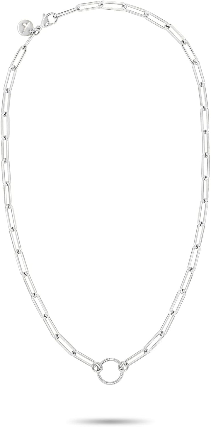 Tamaris Damen-Kette Edelstahl 32031805 Silber 45 cm, Silber 45 cm