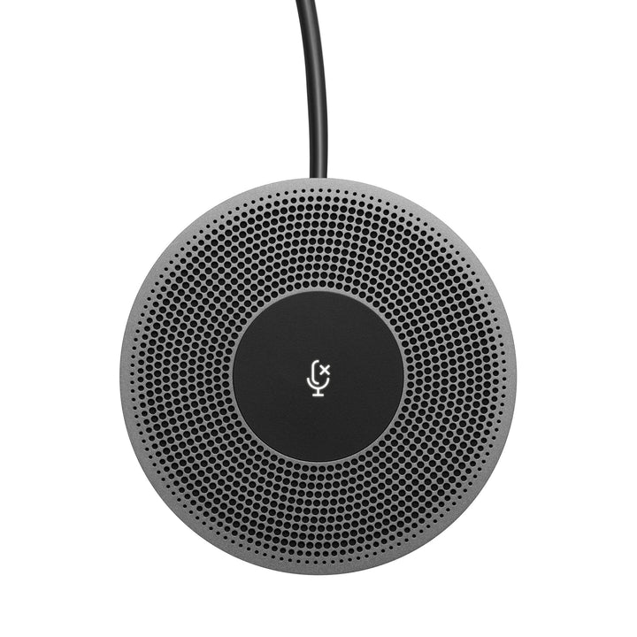 Logitech MEETUP Zusatzmikrofon, Breitband-Audio mit Rauschunterdrückung, Bluetooth, Stummschaltung,