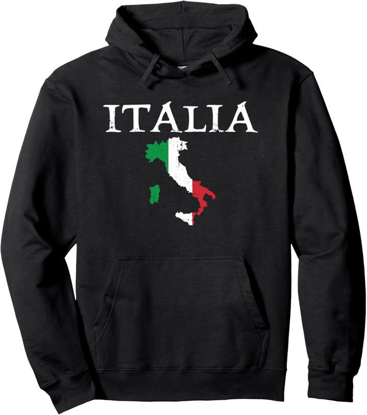 Italia Italien Stiefel Karte Pullover Hoodie