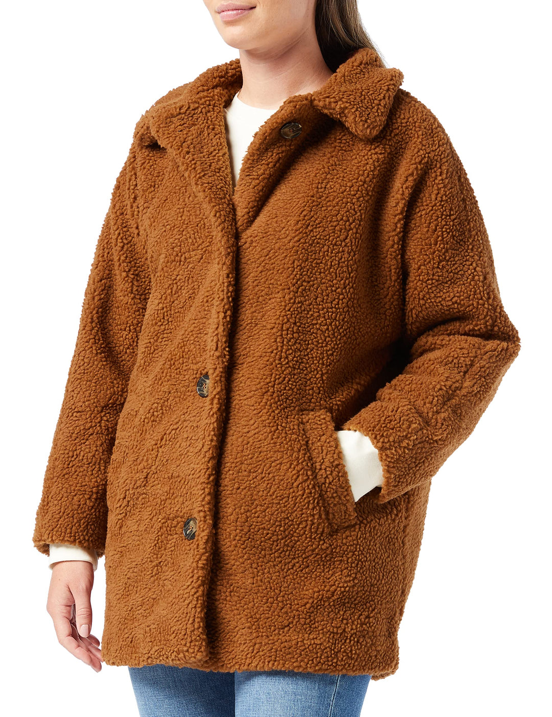 SPARKZ COPENHAGEN Damen Rovena Coat Mantel XS Braun (Chestnut 267), XS Braun (Chestnut 267)
