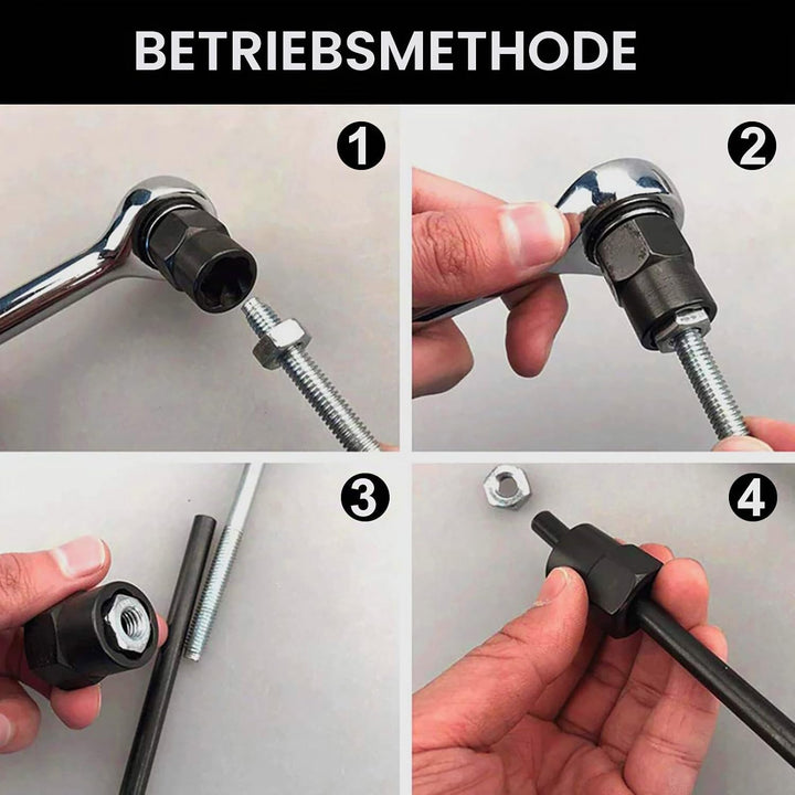 NORTOOLS Schlagschrauber-Steckschlüsselsatz 13 PCS High Bolt Nut Extractor Set Steckschlüssel-Box Ei