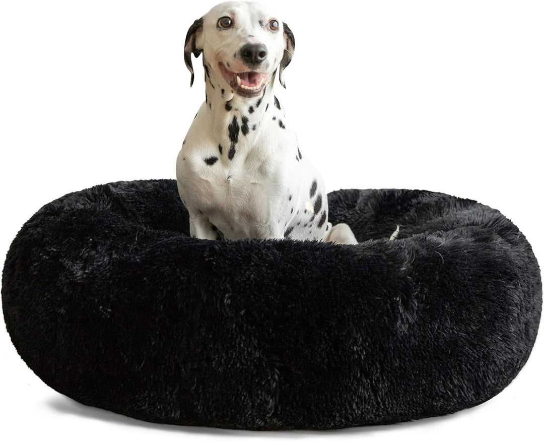 HACHIKITTY Hundebetten, beruhigendes Donut-Kuschelbett, für grosse Hunde, beruhigendes Bett, Grösse