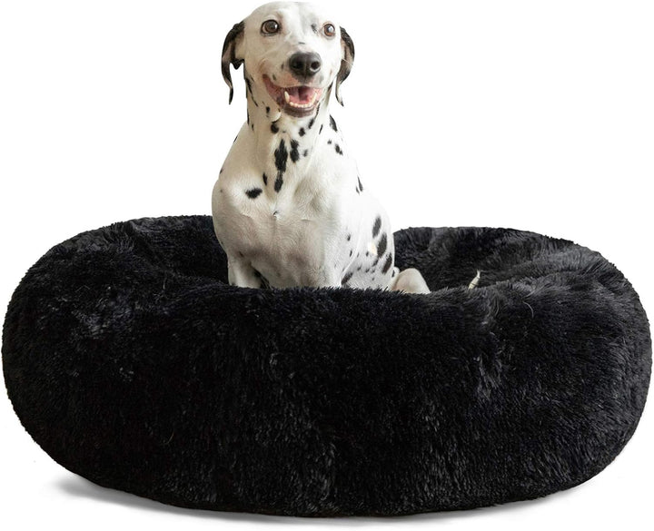 HACHIKITTY Hundebetten, beruhigendes Donut-Kuschelbett, für grosse Hunde, beruhigendes Bett, Grösse