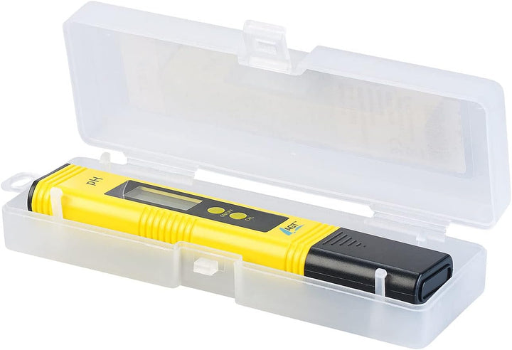 AGT Messgerät: Digitales pH-Wert-Testgerät mit ATC-Funktion & LCD-Display, pH 0-14 (Wert Tester, Mes
