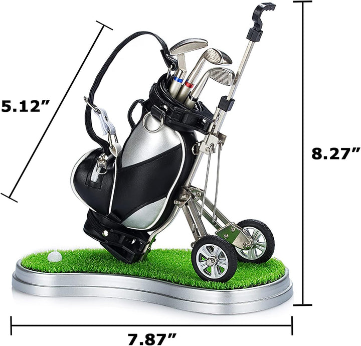Jishi Golf-Stifthalter, Schreibtisch, Golf-Geschenke für Männer, einzigartige Neuheit, coole Büro-Sc