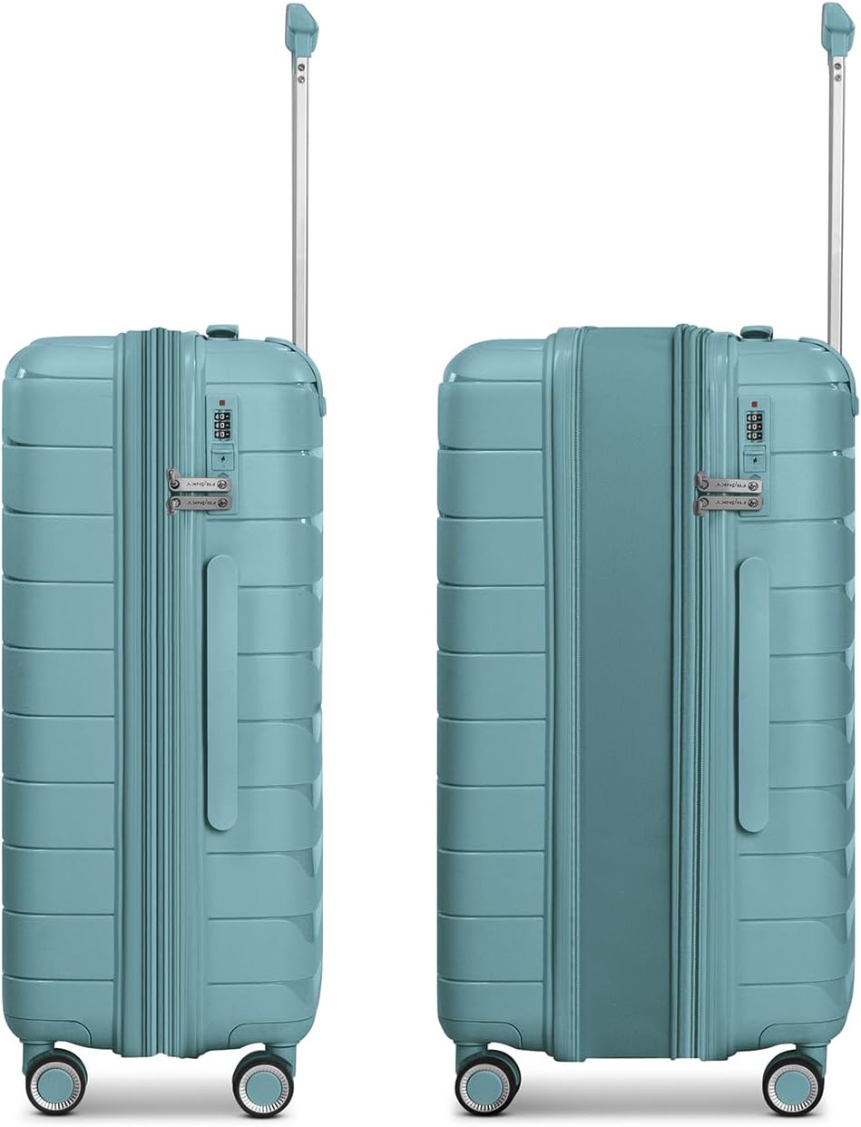 Franky Koffer-Set 3-teilig für Damen und Herren | Reise-Trolleys 49 x 28 x 74 cm aus hochwertigem, l