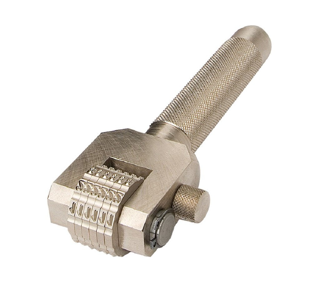 GRAVUREM-Kompaktmarker/Prägewerk/Räderstempelapparat/Schlagzahlen 0-9/6 Räder - 3mm 3 mm, 3 mm