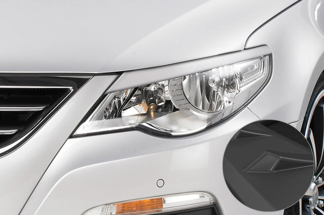 CSR-Automotive Scheinwerferblenden Kompatibel mit/Ersatz für VW Passat CC (Typ 35) SB140-L