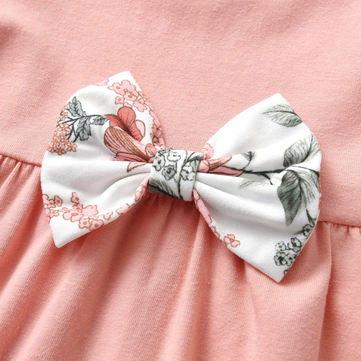 Baby Mädchen Kleidung Langarm Ruffle Tops und Floral gedruckt Hosen Kleinkind Baby Mädchen Outfits S