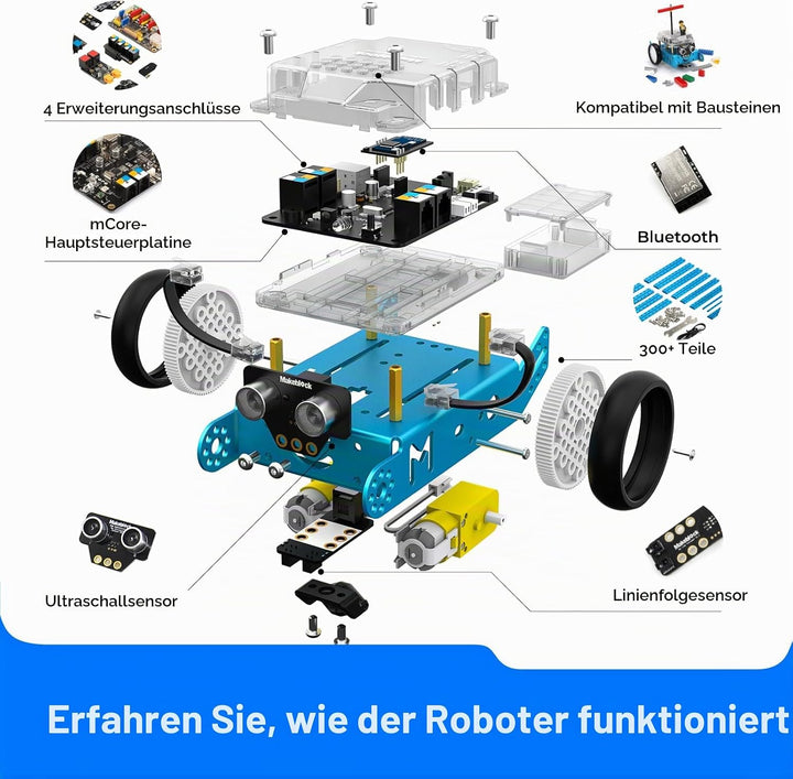Makeblock mBot Robot Car STEM Spielzeug Programmierbares Roboticset mit Dongle Roboter Programmierba