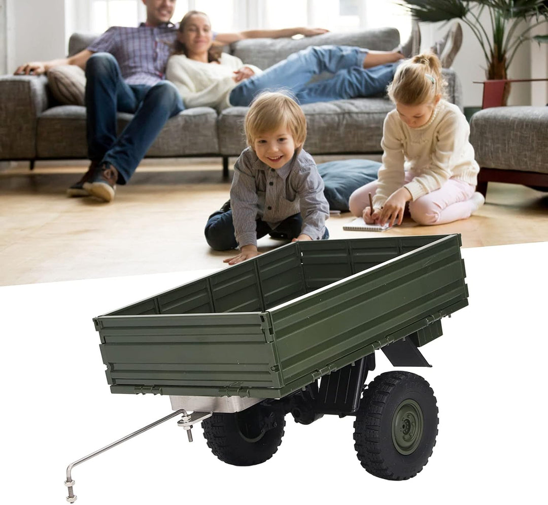RC-Auto-Anhänger, Ferngesteuerte Frachtträger für P06 Unimog, Zubehör für RC-Autos, Grün, grün