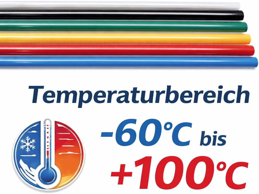 Polyamid Druckluft Schlauch PA Pneumatikschlauch, 6mm aussen, 50 m Rolle, Farbe: natur
