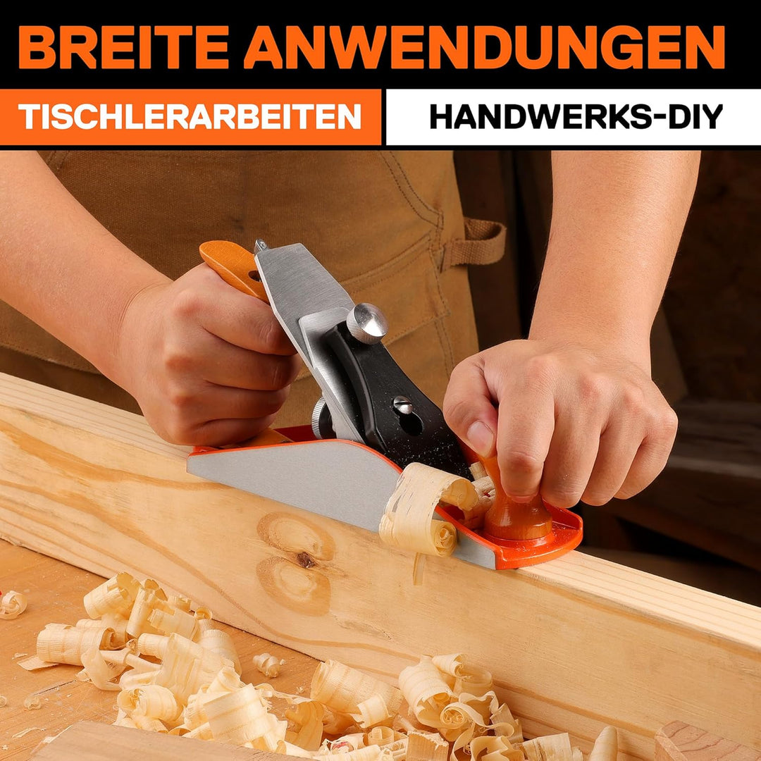 JORGENSEN Nr. 4 Holzhobel, Handhobel für Holzbearbeitung, Holzhobel, Wagenhobel zum Trimmen, Holzhob