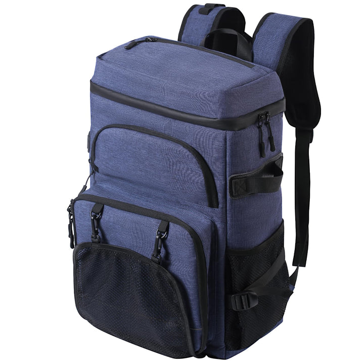 DEWUR Kühlrücksack 35L Thermo Rücksack Kühltasche Wasserdichter Picknickrücksack mit Flaschenöffner