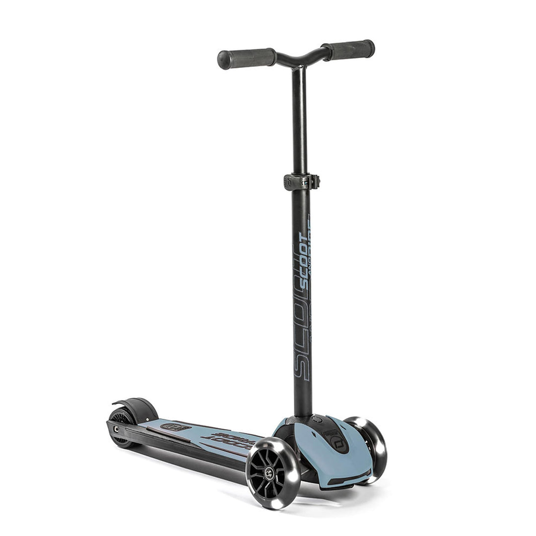 Scoot & Ride Highwaykick 5 LED Scooter Roller Kunststoff/Metall Steel, Masse: ca. 55cm x 15cm x 24cm