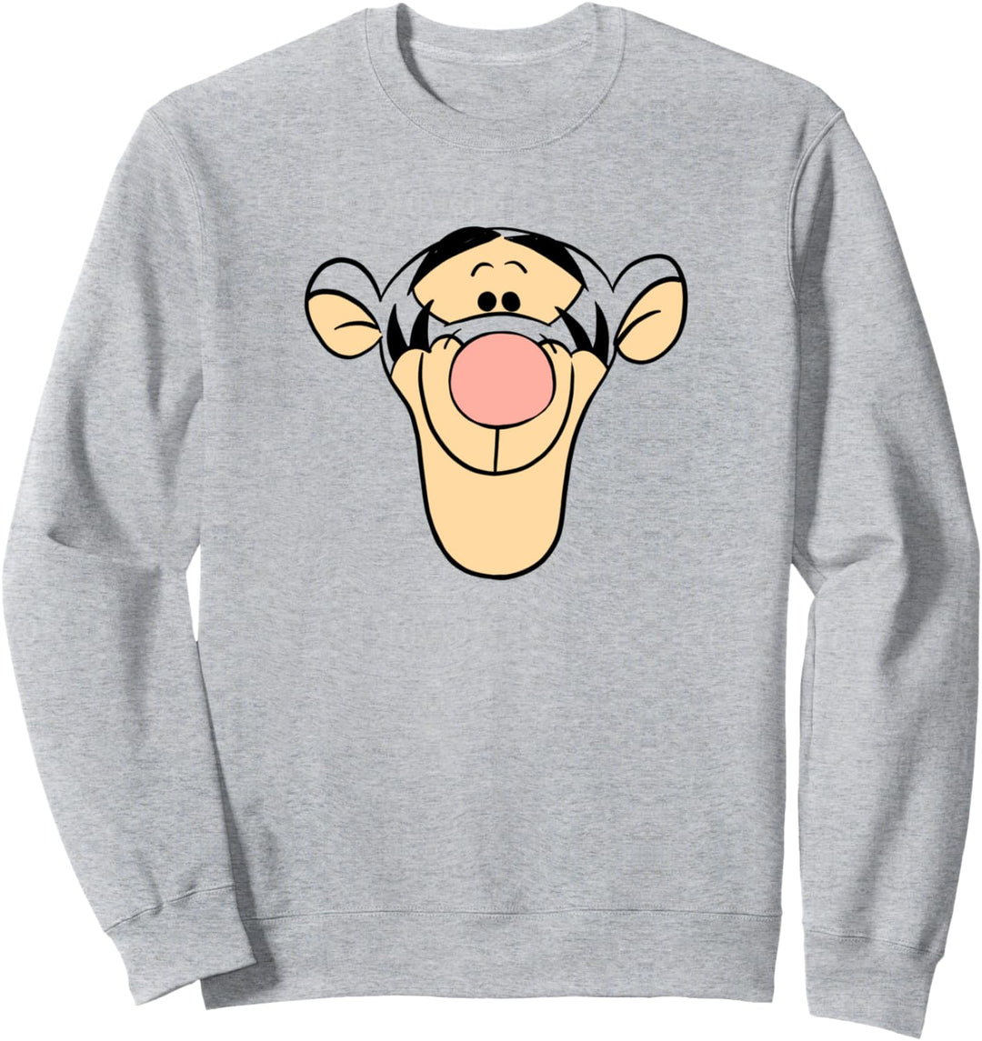 Disney Winnie The Pooh Tigger Big Face Transparent Sweatshirt