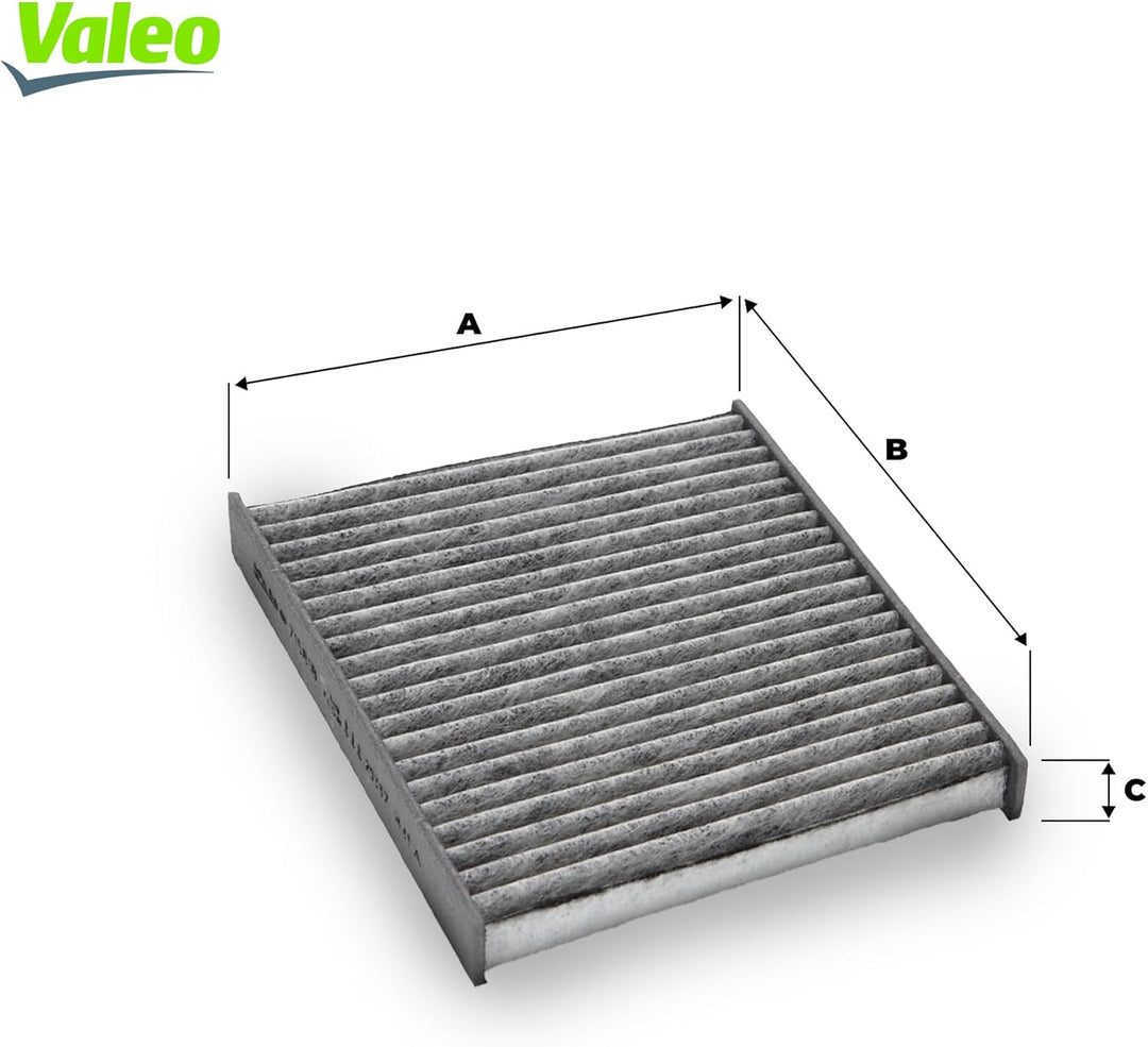 VALEO 715508 Filter Innenraumluft PROTECT Pollenfilter mit Aktivkohle Schutz vor Pollen Staub Bakter