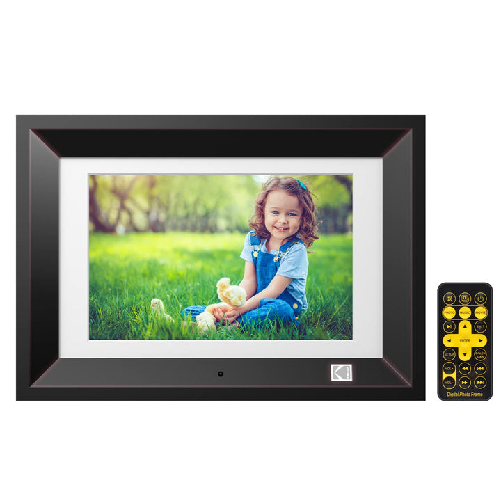 KODAK Digitaler Bilderrahmen 10 Zoll mit Fernbedienung, Elektronischer Fotorahmen No WiFi mit 8 GB S