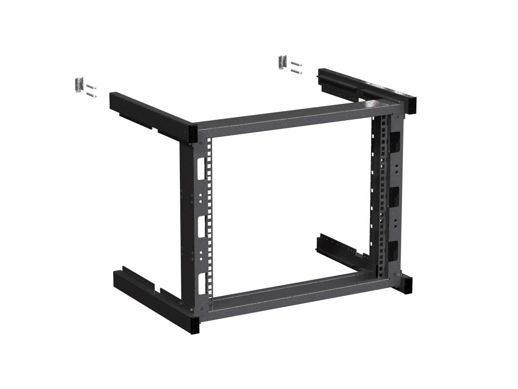 Rack Magic - 9HE 19" Wandverteiler - 400-600mm Tiefe - Wandschrank - Serverschrank - 19 Zoll Wand Ra
