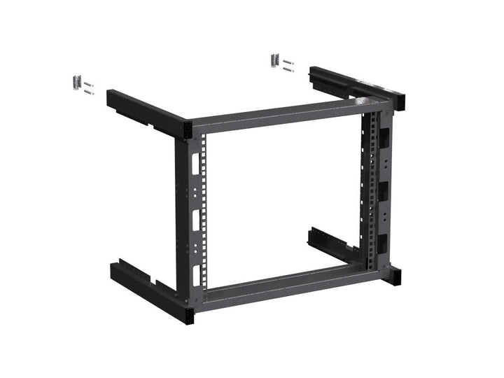 Rack Magic - 9HE 19" Wandverteiler - 400-600mm Tiefe - Wandschrank - Serverschrank - 19 Zoll Wand Ra