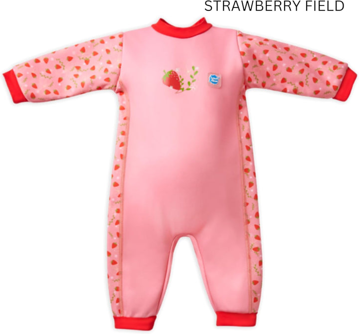 Splash About Warm In One Baby Erwärmen Wetsuit 3-6 monate Strawberry Field, 3-6 monate Strawberry Fi