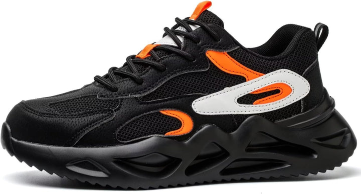 Annvia Sicherheitsschuhe Arbeitsschuhe Herren Damen Leicht Stahlkappenschuhe Sportliche Atmungsaktiv