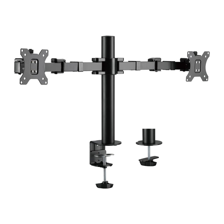 LogiLink BP0106 - Monitorhalterung 2-Fach, 17 32", Arml?nge: verstellbar Schwarz