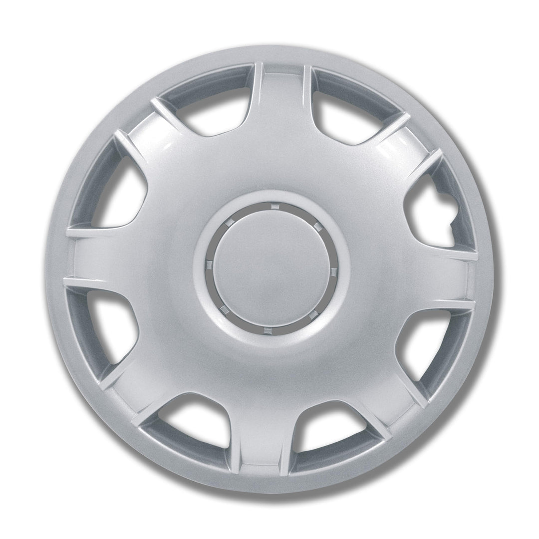 Petex RB514215 Radzierblende Speed Grösse 15 Zoll 2-fach lackiert Material: ABS in Box, silber - 4-e