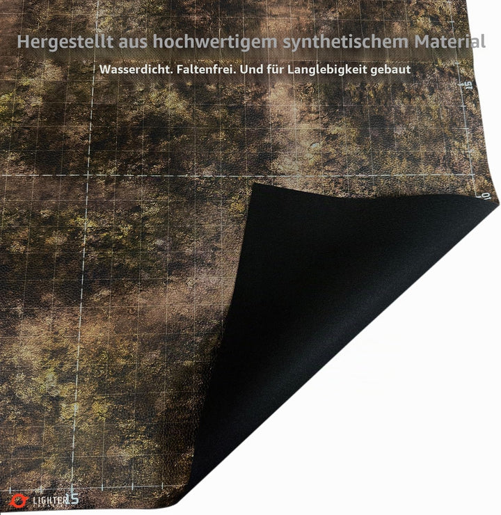 Spielmatte 44 x 60 Matte für WHAoS, 112 x 152 cm, aus Kunstleder, 1,1 mm Dick - Blighted Gloommoor