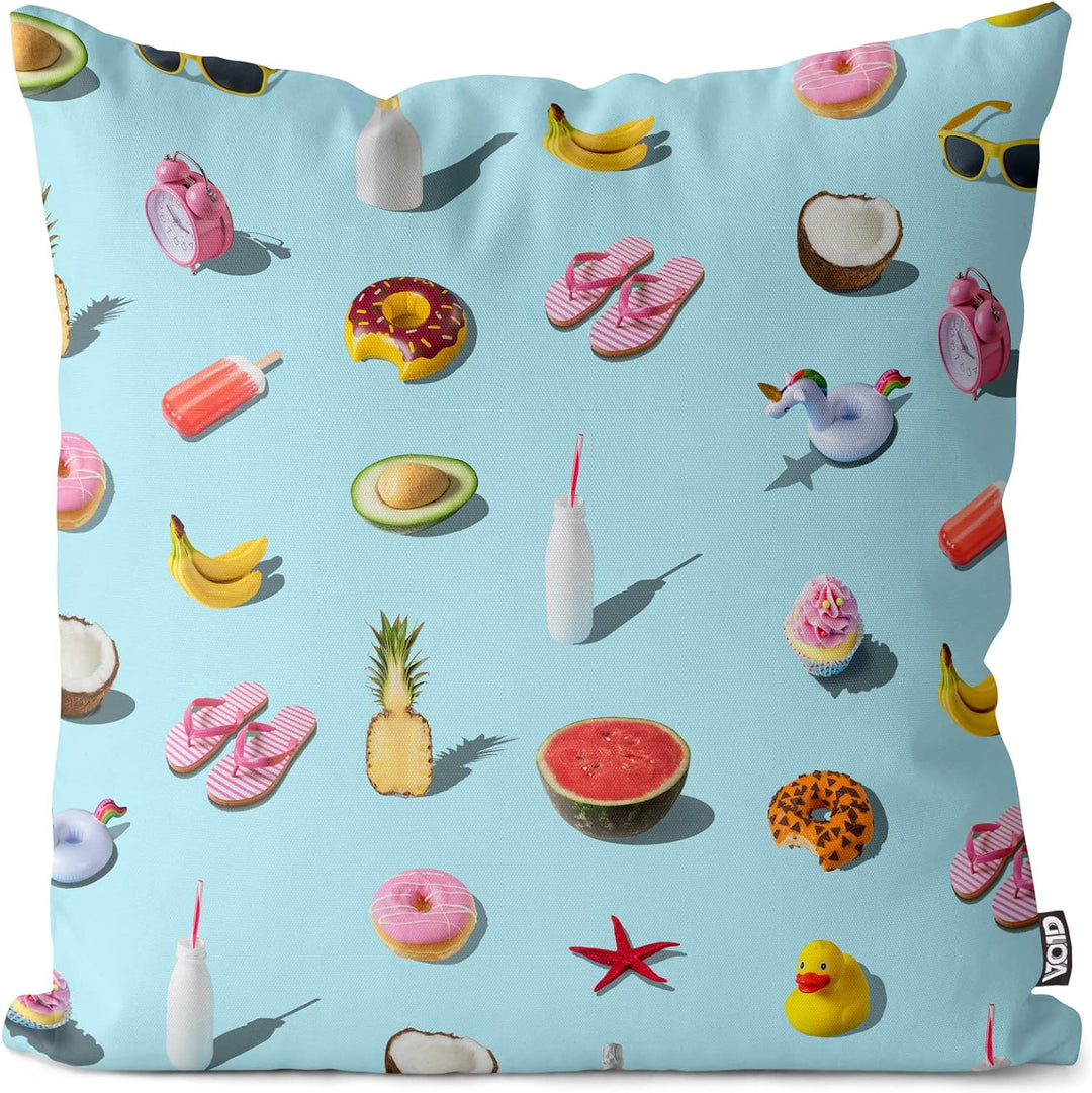 VOID Einhorn Melone Ente Kissenbezug Kissenhülle Sofakissen Kissen Deko Outdoor-Kissen Dekokissen, K