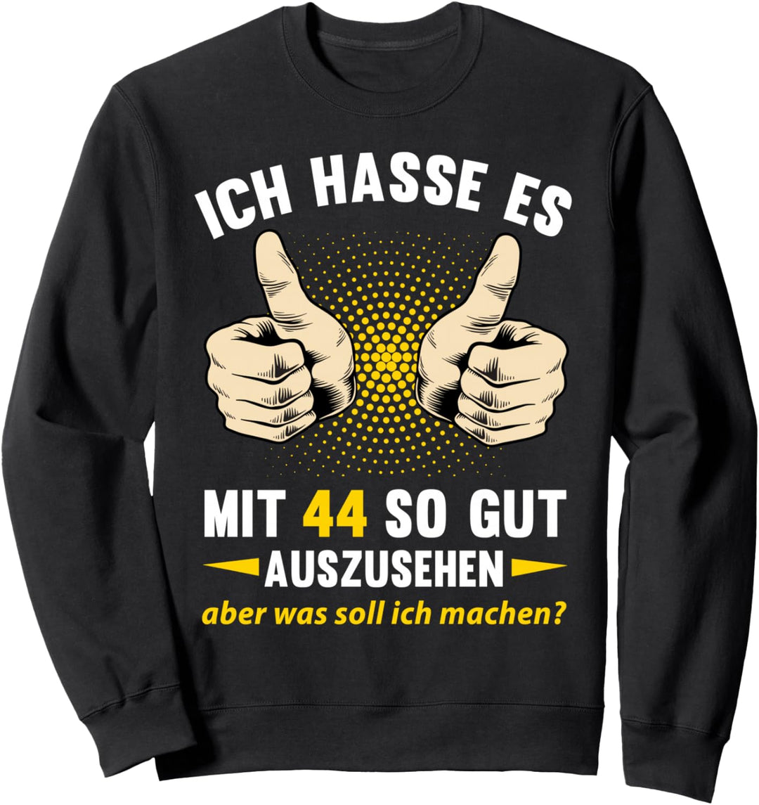 44. Geburtstag Mann Frau 44 Jahre 1980 Deko Lustig Geschenk Sweatshirt