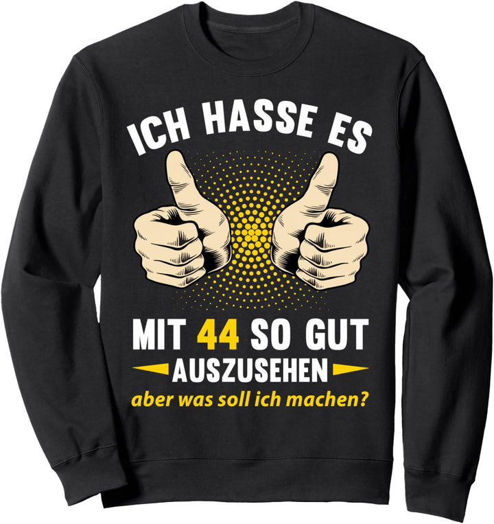 44. Geburtstag Mann Frau 44 Jahre 1980 Deko Lustig Geschenk Sweatshirt