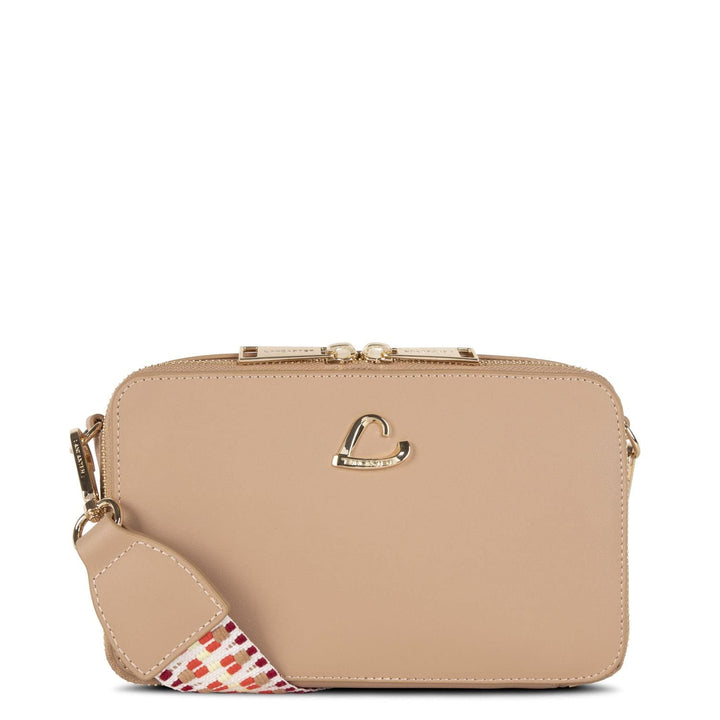 LANCASTER Kleine Tasche mit Reissverschluss Einheitsgrösse Elfenbein, Einheitsgrösse Elfenbein