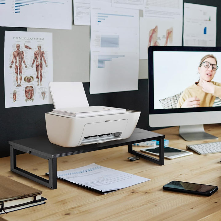 ARCOBIS 20 Zoll Monitorerhöhung, Holz &amp; Metall Computer Monitorständer Erhöhung für Schreibtisch, Sc