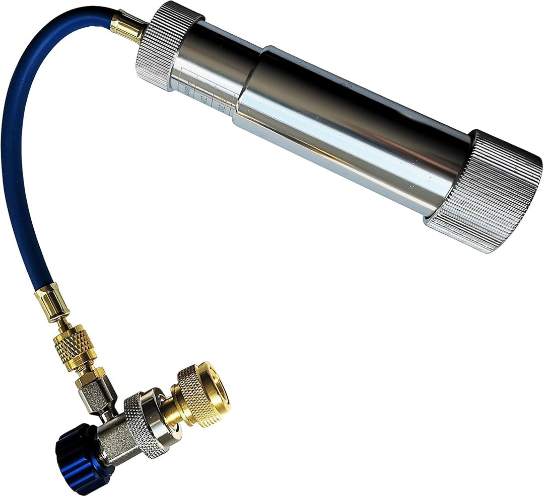 AC-Öl- und Farbstoffinjektor-Kit, geeignet für R134A R1234YF-Kältemittelsystem, mit Einstellbarer Ku