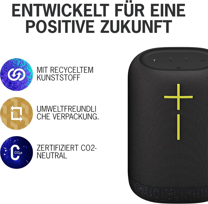 Ultimate Ears EPICBOOM, mobiler kabelloser Bluetooth-Lautsprecher, satte Bässe, immersiver 360-Grad-