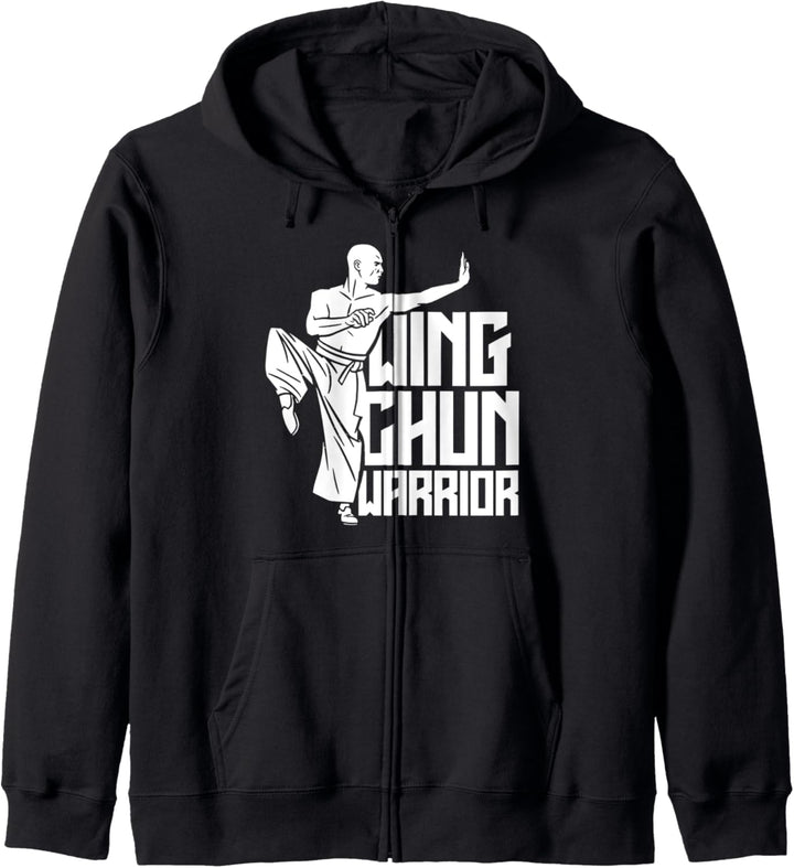 Wing Chun Krieger Kampfsport Kampfkunst Trainer Training Kapuzenjacke